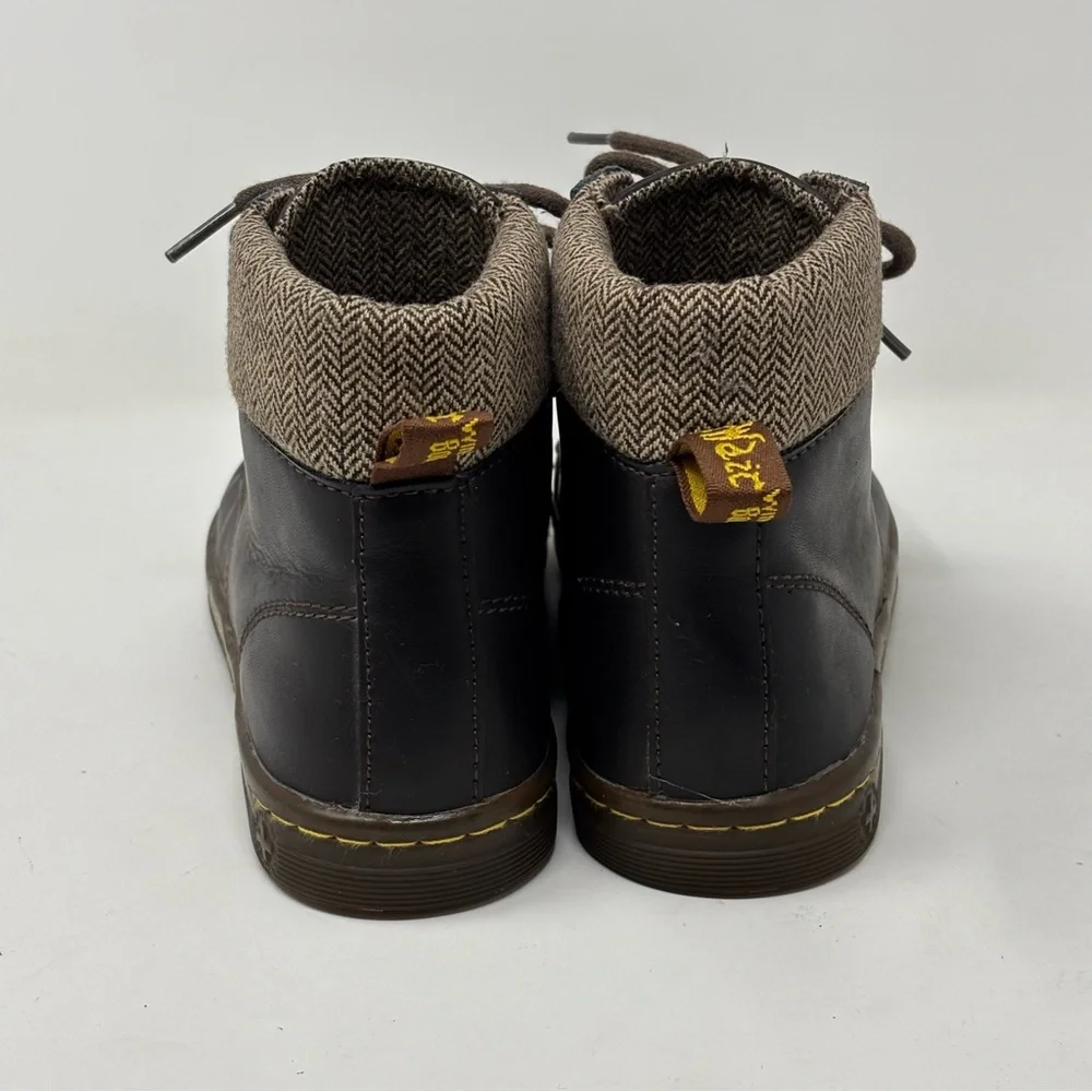 Dr. Martens Women’s Maelly padded collar brown lace up boots size 7 - Picture 4 of 11